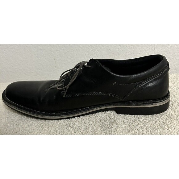 Steve Madden Men's Size 11 Harpoon Derby Oxford Black Shoes Lace-up - Picture 6 of 16